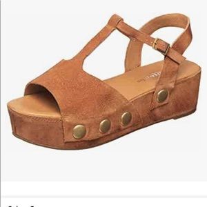 Antelope Nada Suede Platform Sandals NEW!!